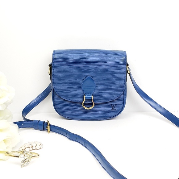 Louis Vuitton Handbags - Louis Vuitton Epi Blue Saint Cloud #1610M